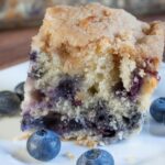 Blueberry Rhubarb Coffee Cake